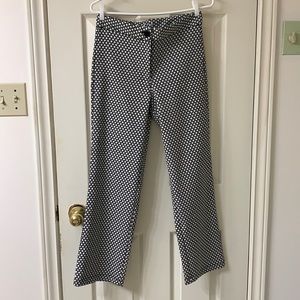 🌷3 for $25🌷Unbranded, US M, Black & White Diamond Print Back Pocket Pants